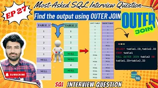 SQL FULL OUTER JOIN Explained Find the output using