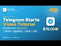 How to Increase Telegram Mini App Launches Real User Start Service Order Tutorial Fansgurus Tutori