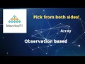pick from both side Interviewbit Array Section