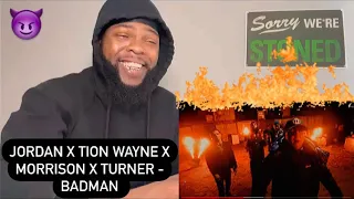 AMERICAN REACTS🔥 Jordan, Tion Wayne, Morrison \u0026 Turner - BadMan [Music Video] | GRM Daily