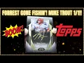 GONE FISHIN GOLD MIKE TROUT AUTO 2022 Topps Tier One Baseball Hobby 12 Box Case