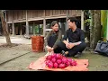 Kind CEO Thai experiences selling fruit at the market with Tu Mai - The last happy moment