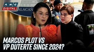 'Ngayon lang sumulpot': Palace denies VP Sara's claim of Marcos plans against her since 2024 | ANC