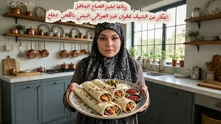‏لم اشتري خبز صاج من المحلات نصنع في المنزل لذيذ جدا