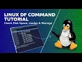 Linux df Command Tutorial Check Disk Space Inodes Storage