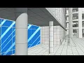 3D Laser Scanning Large Buildings-Simulation