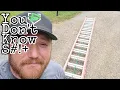 How to restring an extension ladder