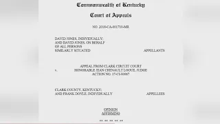 Ky Court of Appeals rules on jail booking fee case
