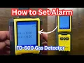 Alarm Setting FD-600