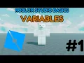 Variables Roblox Studio Basics 2024