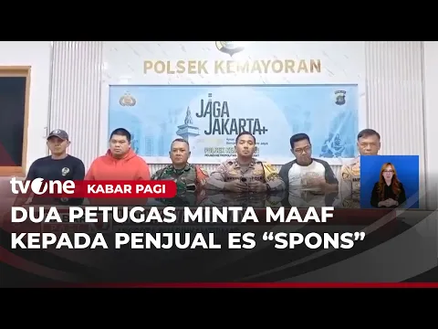 Bhabinkamtibmas dan Babinsa Memohon Maaf atas Tuduhan Terhadap Pedagang Es 'Spons'