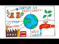 Earth Day Drawing ll World Earth Day Poster drawing ll Easy drawing