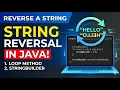 Reverse a String in Java Most Asked QA Interview Question