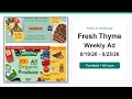 Fresh Thyme Weekly Ad 26 - 26 Top 10 Deals