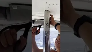 Passage… the times when random jobs get done! #sailingfamily #family #sailinglife #sailing