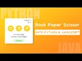 How To Create Rock Paper Scissor Game Using Python and Java Script Eel Tutorial