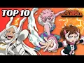 Top 10 Strongest Female Characters in My Hero Academia
