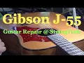 This is the wrap up on this Gibson J-55 it s back from the brink of death