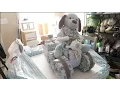 DIY 4 Wheeler Diaper Cake Detailed How To With Trailer