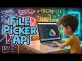 Javascript Google Drive File Picker API Example to Upload Download Display Files in Browser