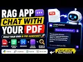 Build a RAG App to Chat with Any PDF Using AI Complete Tutorial 2026