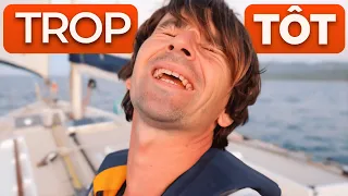 Fracasser le bateau ou se lever ? ( voilier Coraille II  )