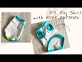 How to sew EASY DOG SHIRT with FREE PATTERN Suitable for small dogs