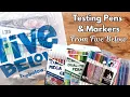 Testing Budget Markers from Five Below Do They Work on Happy Planner Paper Pen Haul Review
