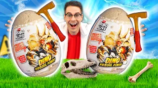 Abro HUEVOS de DINOSAURIO con SORPRESAS 🎁 Zuru Robo Alive Dino Fosil