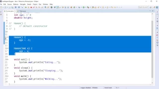 Java Class and Objects 6 - Constructor Overloading Bangla