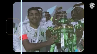 من جدة بدأنا    هذا الأهلي وهذا وعدنا   وعبر الزمان سنمضي مع ا   دندنها