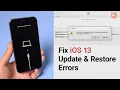 How to Fix iOS 13 iPhone Could Not be Restored An Unknown Error Occurred 9 10 11 4013