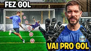 FEZ O GOL VAI PRO GOL!! *O MELHOR GOLEIRO GANHA O DESAFIO