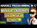 Module 3 of Advance Proggraming in C language of Cisco Netacad ANSWERS HIGH QUALITY 90 Marks