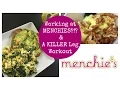 Working at Menchies Leg Workout