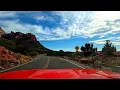 Scenic Drive from Mescal Trailhead into Sedona Red Rock Roads Blue Skies