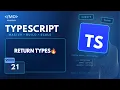 Function Return Types in TypeScript Complete Beginner Guide with Examples 2026
