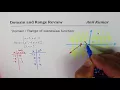 Piecewise Function Domain Range Quadratic Linear Constant