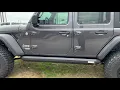 Amp Research Power Rock Rail Running board Jeep Wrangler Power Step XL