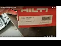 Hilti KB3 Wedge Anchor Install