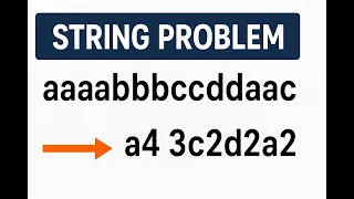String Compression in Java Compress aaaabbbccddaac to a4b3c2d2a2c1