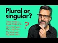 Advanced English grammar Singular or plural Confusing nouns
