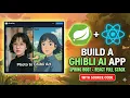 Spring Boot React Full Stack AI Image Generator App Complete Project Setup Source Code 2025