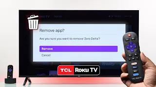 TCL Roku TV Uninstall Apps Delete