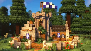 Minecraft EASY Castle Survival Base Tutorial