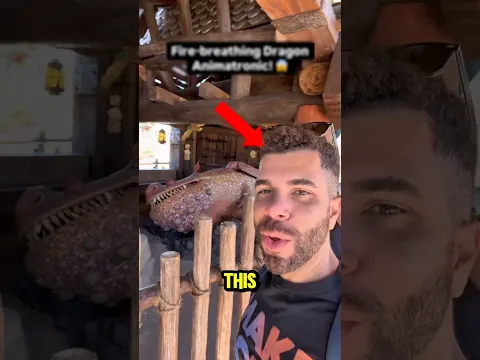THIS GUY DIDN'T BELIEVE THAT THIS DRAGON BREATHED ACTUAL FIRE!😱🤯