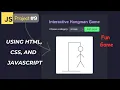 Hangman Game Using HTML CSS and Javascript