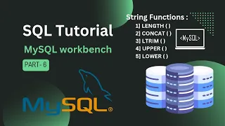 String Functions in SQL LENGTH CONCAT LTRIM SQL Tutorial Part 06