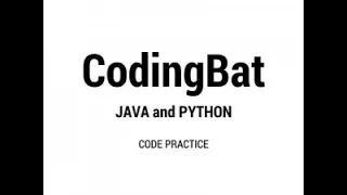 CodingBat - Array2