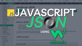 W3Schools JavaScript JSON Tutorial W3Schools JSON Tutorial for beginners Learn JSON